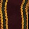 The Ribbon People Burgundy Red and Yellow Wired Craft Ribbon 2.5" x 20 Yards